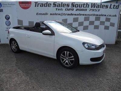 Used VW Golf Cabriolet S 2014 White Cabriolet