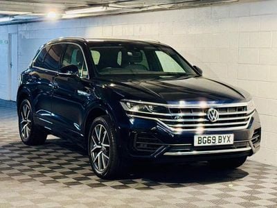 Used VW Touareg R-line 2019 Blue SUV