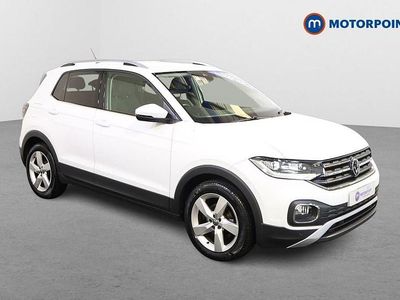 White Used 2021 VW T-Cross SEL SUV | £16,749 (Fair price)