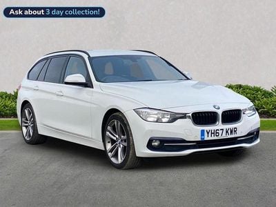 White Used 2017 BMW 320 Sport Line Estate | £13,474 (Good price)