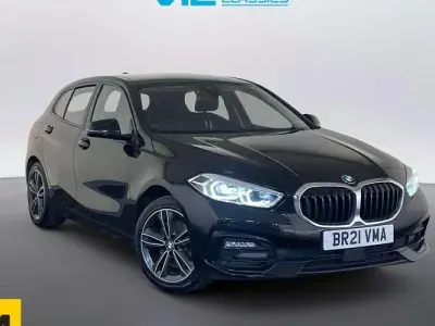 Used BMW 118 Sport Line 136 HP (100 kW) 2021 Black Hatchback