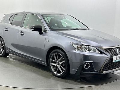 Used Lexus CT200h Sport Line 136 HP (100 kW) 2019 Grey Hatchback
