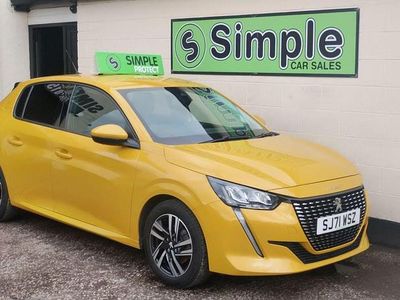 Used Peugeot 208 Allure Premium 2021 Yellow Hatchback