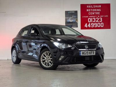 Used Seat Ibiza SE Technology 95 HP (69 kW) 2019 Midnight black Hatchback