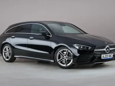 Used Mercedes CLA200 Shooting Brake AMG Line Premium 163 HP (119 kW) 2022 Black Estate