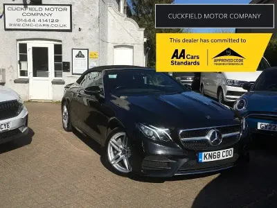 Używany Mercedes E350 AMG line 258 KM (189 kW) 2017 Czarny Kabriolet