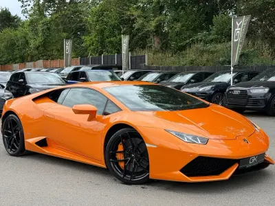 Used Lamborghini Huracán 610 HP (448 kW) 2015 Orange Coupe