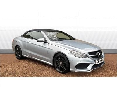 Used Mercedes E350 AMG line 258 HP (189 kW) 2016 Silver Cabriolet