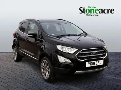 Used Ford Ecosport Titanium 125 HP (91 kW) 2018 Black SUV