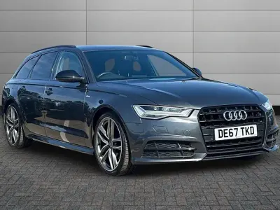 Used Audi A6 Black Edition 187 HP (137 kW) 2017 Daytona grey Estate