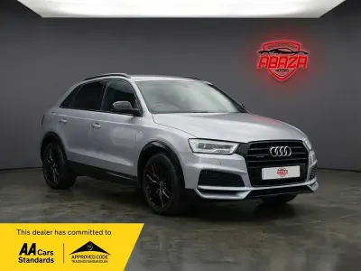 Used Audi Q3 Black Edition 180 HP (132 kW) 2017 Silver SUV