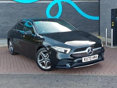 Used Mercedes A200 AMG line 163 HP (119 kW) 2020 Black Sedan