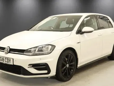 Used VW Golf VII R-line 150 HP (110 kW) 2018 White Hatchback