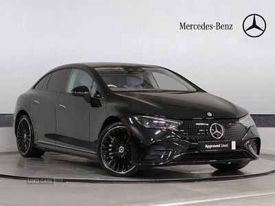 Black Used 2024 Mercedes EQE350 AMG line Sedan | £48,995 (A bit pricey)
