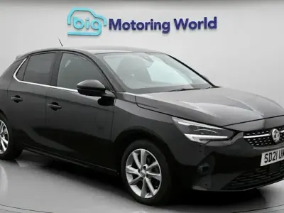 Used Vauxhall Corsa Elite 75 HP (55 kW) 2021 Black Hatchback