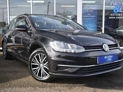 Used VW Golf VII SE 125 HP (91 kW) 2018 Black Hatchback