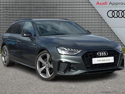 Used Audi A4 Black Edition 161 HP (118 kW) 2021 Daytona gray pearlescent Estate