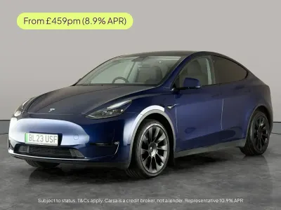 Used Tesla Model Y Long Range AWD 378 kW (514 HP) 2023 Blue SUV