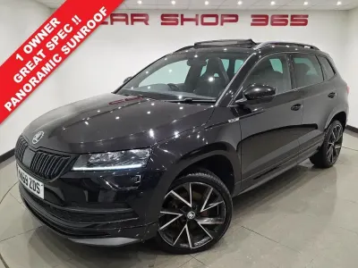 Używany Skoda Karoq SportLine 150 KM (110 kW) 2019 Czarny SUV