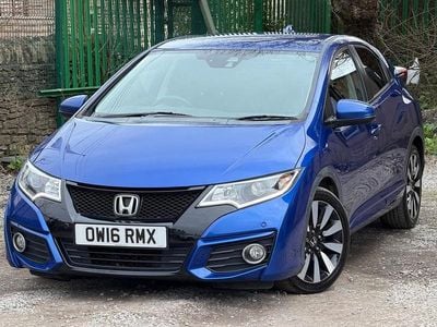 Used Honda Civic SE Plus 2016 Blue Hatchback