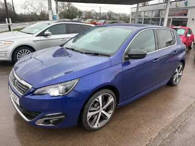 Usado Peugeot 308 GT-line 150 HP (110 kW) 2017 Azul Citadino