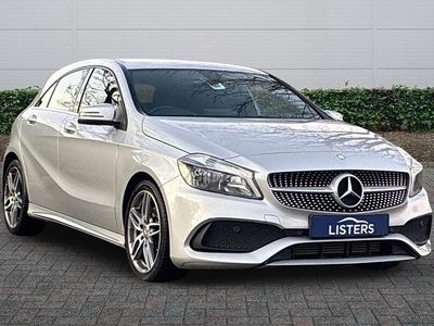 Used Mercedes A200 AMG line 156 HP (114 kW) 2016 Silver Hatchback
