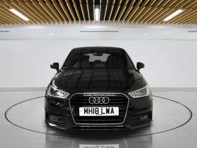 Used Audi A1 Sportback S-Line 125 HP (91 kW) 2018 Black Hatchback