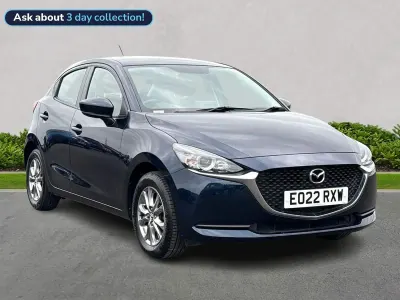 Used Mazda 2 75 HP (55 kW) 2022 Blue Hatchback