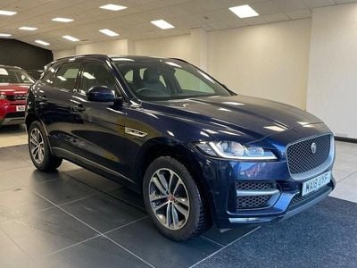 Blue Used 2018 Jaguar F-Pace R-Sport SUV | £10,995 (Fair price)