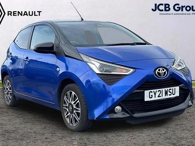 Used Toyota Aygo X-clusiv 71 HP (52 kW) 2021 Blue Hatchback