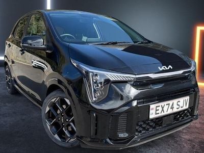 Used Kia Picanto GT-Line S 77 HP (56 kW) 2024 Black Hatchback