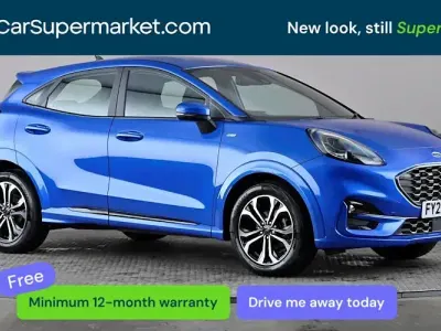 Używany Ford Puma ST-Line 125 KM (91 kW) 2022 Niebieski SUV