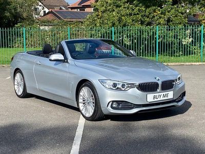 Silver Used 2015 BMW 420 Luxury Line Cabriolet | £12,495 (Fair price)