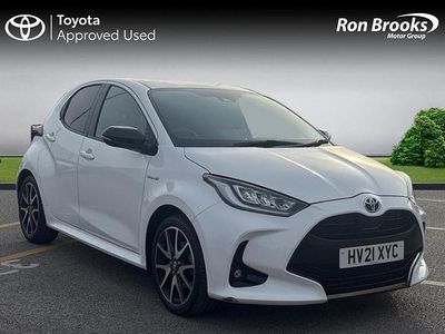Used Toyota Yaris Hybrid 2021 White Hatchback