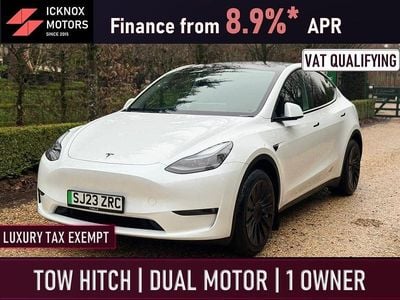 White Used 2023 Tesla Model Y Long Range AWD SUV | £26,490 (Fair price)