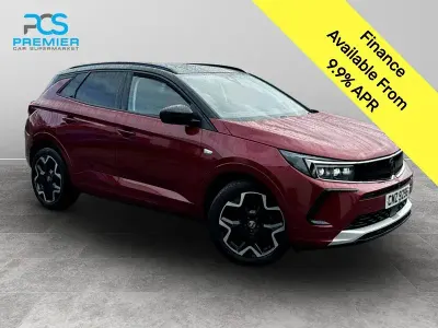 Used Vauxhall Grandland X Ultimate 128 HP (94 kW) 2024 Carmin red (twocoat premium metallic pa SUV