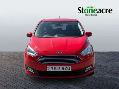 Begagnad Ford C-MAX Titanium 123 HK (90 kW) 2017 Röd Minibuss
