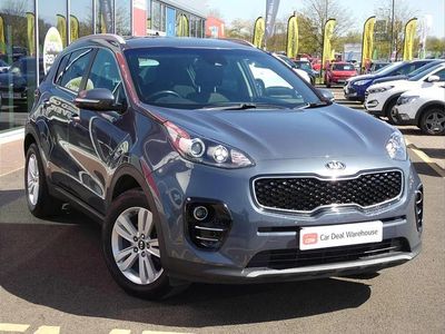 Begagnad Kia Sportage 129 HK (94 kW) 2018 Blå SUV