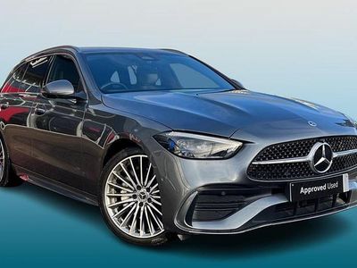 Grey Used 2023 Mercedes C220 AMG Line Premium Estate | £30,795