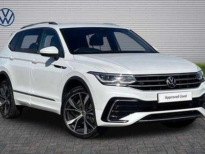 Used VW Tiguan Allspace R-line 150 HP (110 kW) 2022 White SUV
