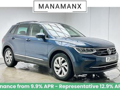 Nightshade blue Used 2021 VW Tiguan Life SUV | £17,990 (Good price)