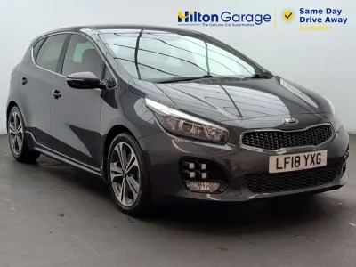 Used Kia Ceed GT-Line 136 HP (100 kW) 2018 Silver Hatchback