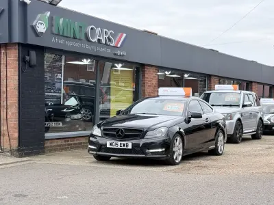 Begagnad Mercedes C250 Sport Edition 2015 Svart Sportkupé