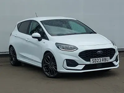 Usado Ford Fiesta ST-Line X 125 HP (91 kW) 2023 Branco Citadino