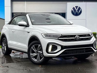 White New 2025 VW T-Roc R-line SUV | £35,435 (Expensive)