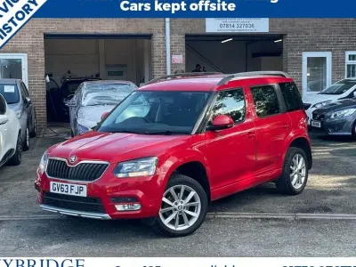 Used Skoda Yeti SE 110 HP (80 kW) 2014 Red SUV