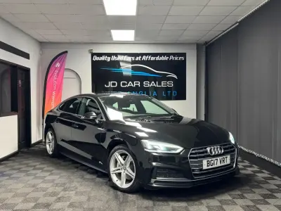 Usado Audi A5 Sportback S-Line 190 CV (139 kW) 2017 Negro Utilitario