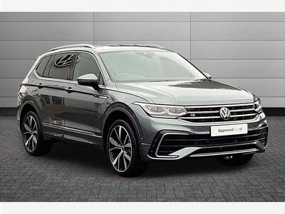 Platinum grey Used 2025 VW Tiguan Allspace R-line SUV | £34,295 (A bit pricey)