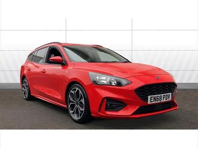 Red Used 2018 Ford Focus ST-Line X Estate | £12,009 (Fair price)