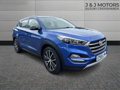 Used Hyundai Tucson GO! 177 HP (130 kW) 2018 Blue SUV
